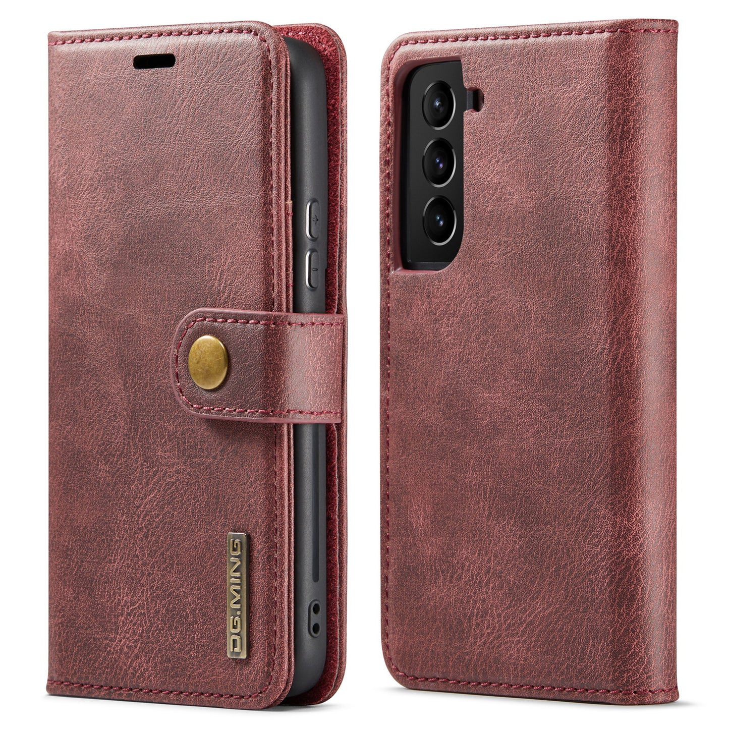 DG.MING Detachable 2 In 1 Wallet Galaxy S22 Leather Case