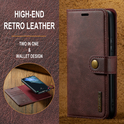 DG.MING Detachable 2 In 1 Wallet Galaxy S22 Leather Case