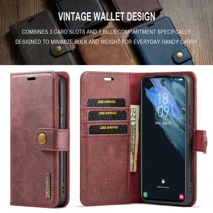 DG.MING Detachable 2 In 1 Wallet Galaxy S22 Leather Case