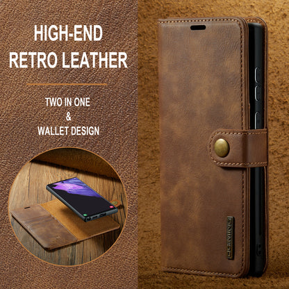 DG.MING Detachable 2 In 1 Wallet Galaxy S22 Ultra Leather Case