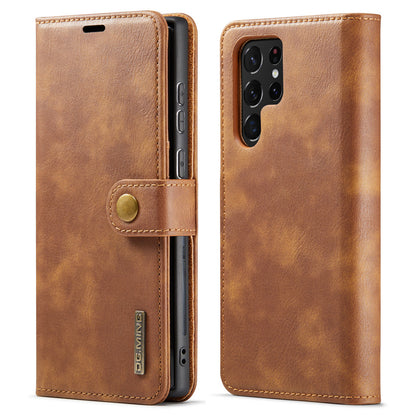 DG.MING Detachable 2 In 1 Wallet Galaxy S22 Ultra Leather Case