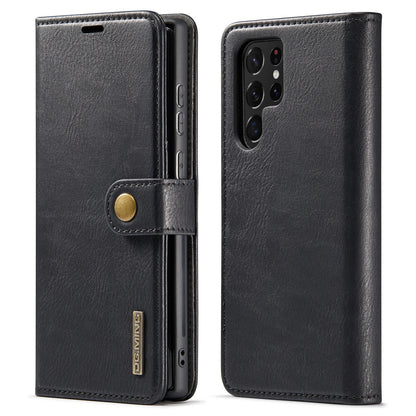 DG.MING Detachable 2 In 1 Wallet Galaxy S22 Ultra Leather Case