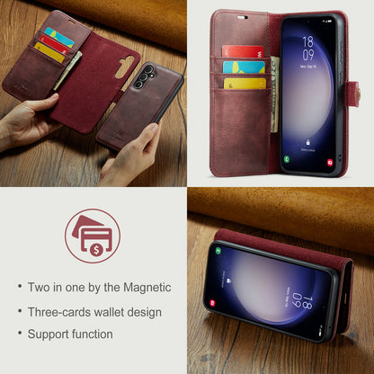 DG.MING Detachable 2 In 1 Wallet Galaxy S23 FE Leather Case