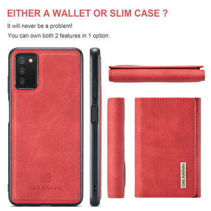 DG.MING Detachable Magnetic Wallet Galaxy A03s Case