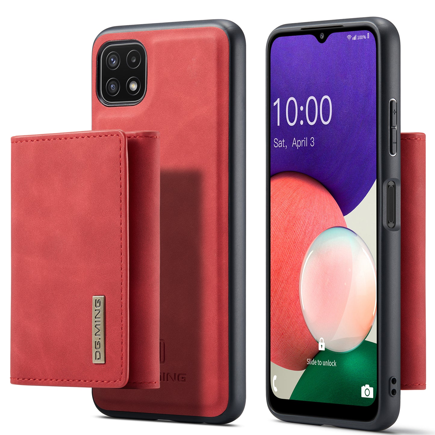 DG.MING Detachable Magnetic Wallet Galaxy A22s Case