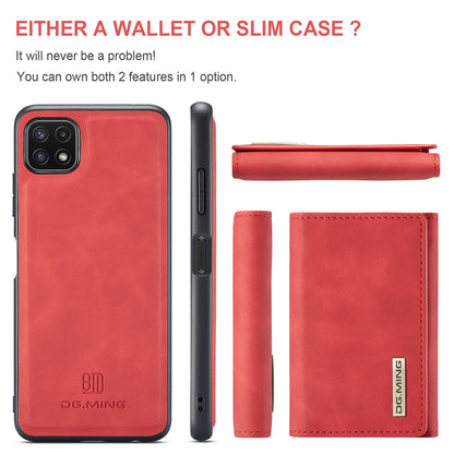 DG.MING Detachable Magnetic Wallet Galaxy A22s Case