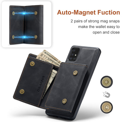 DG.MING Detachable Magnetic Wallet Galaxy A71 Case