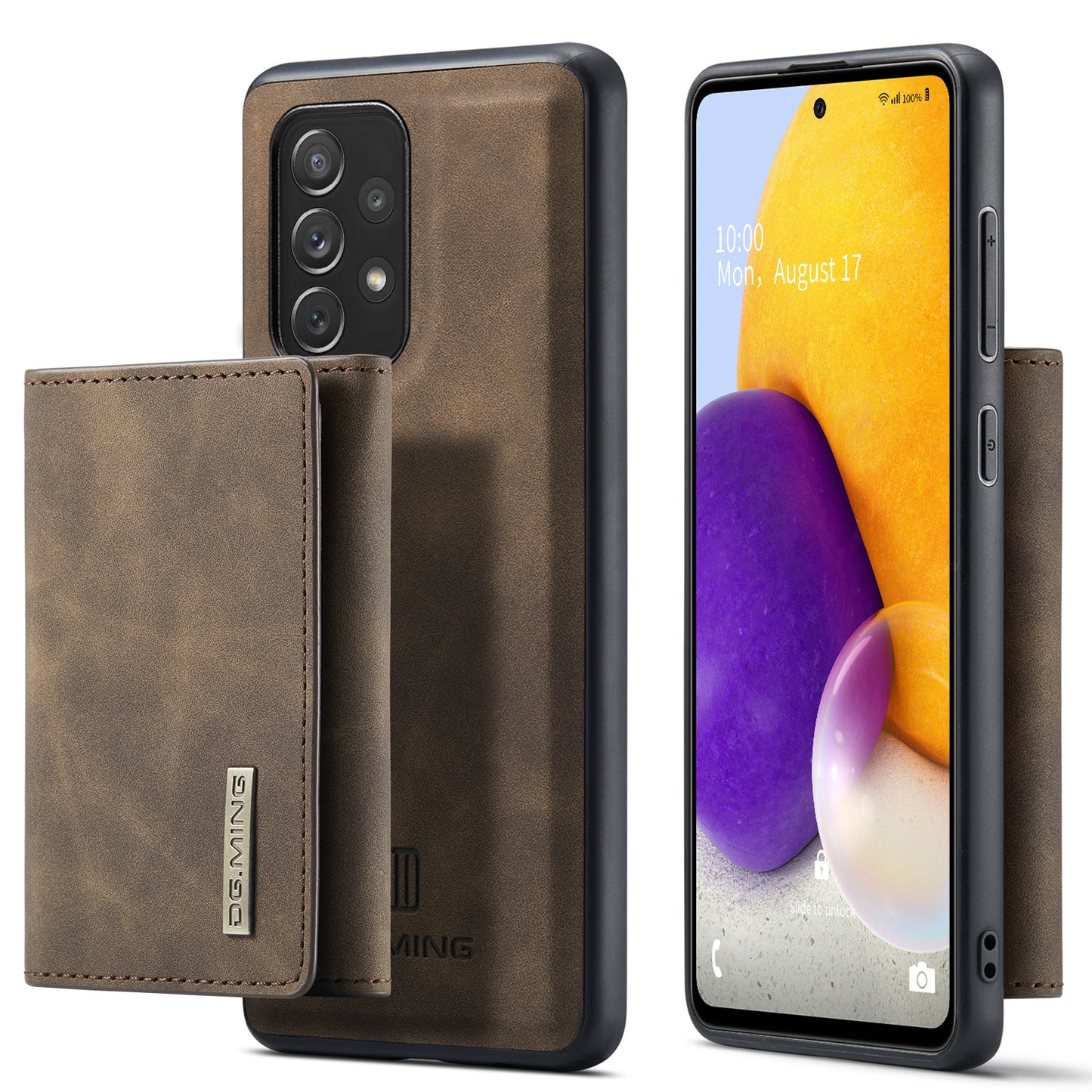 DG.MING Detachable Magnetic Wallet Galaxy A72 Case