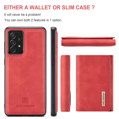 DG.MING Detachable Magnetic Wallet Galaxy A72 Case