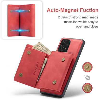 DG.MING Detachable Magnetic Wallet Galaxy A72 Case