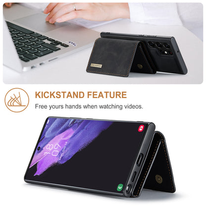 DG.MING Detachable Magnetic Wallet Galaxy S23 Ultra Case