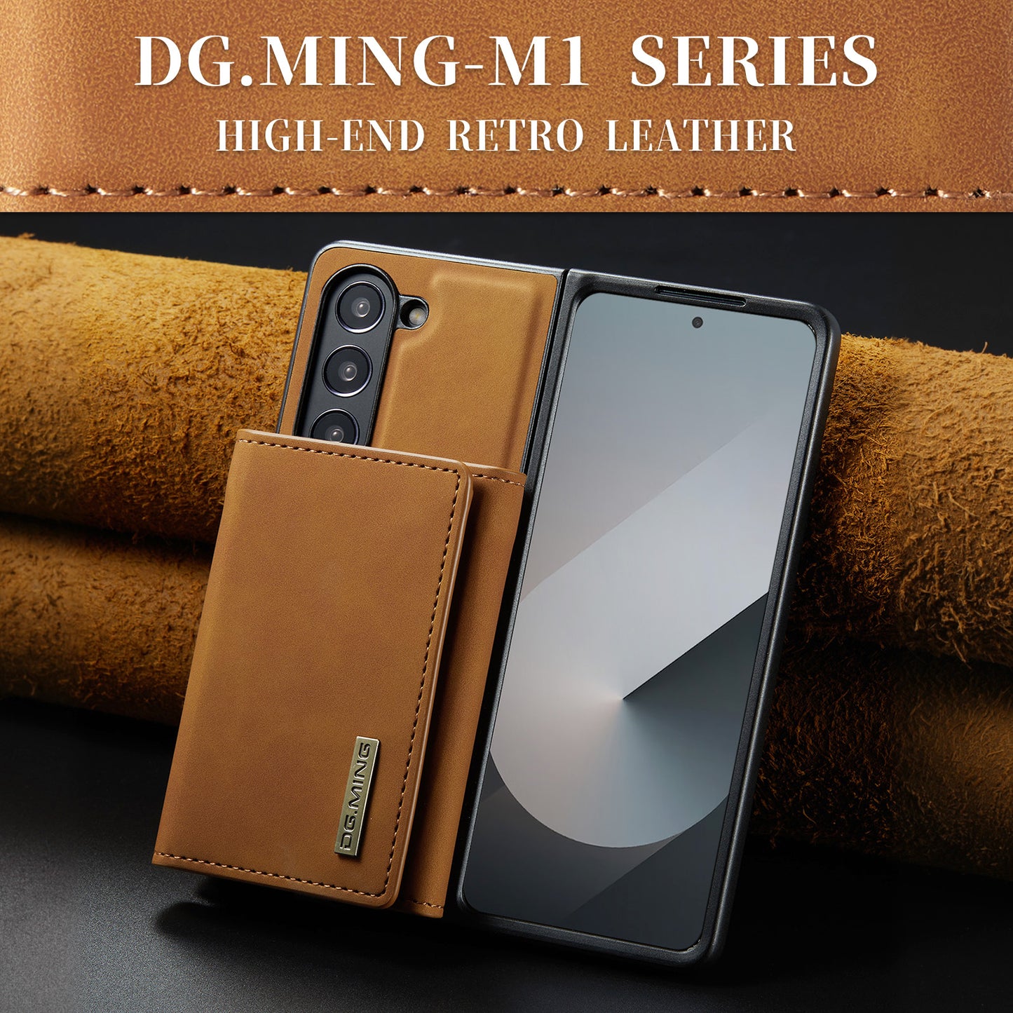 DG.MING Detachable Magnetic Wallet Galaxy Z Fold6 Case