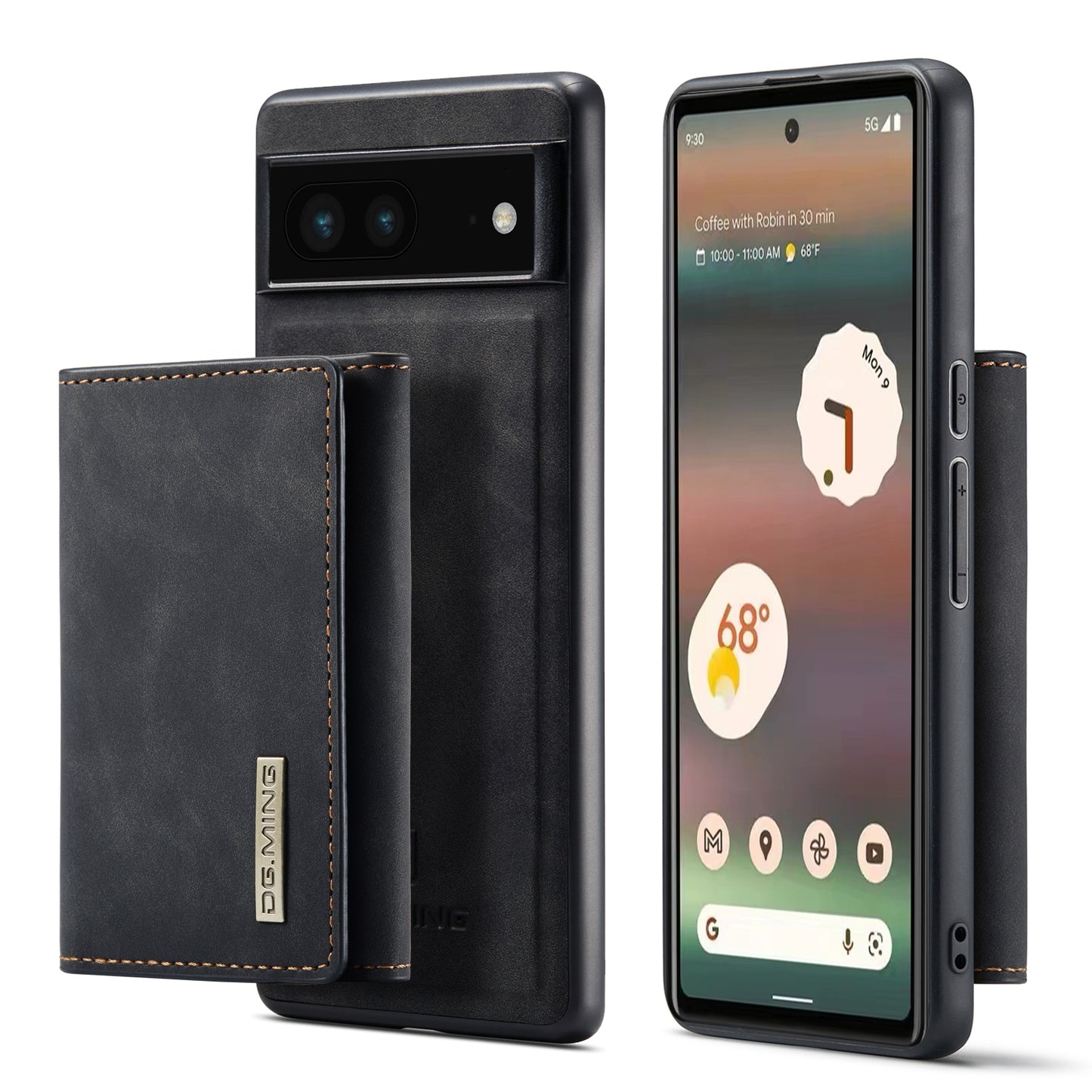 DG.MING Detachable Magnetic Wallet Google Pixel 6A Case