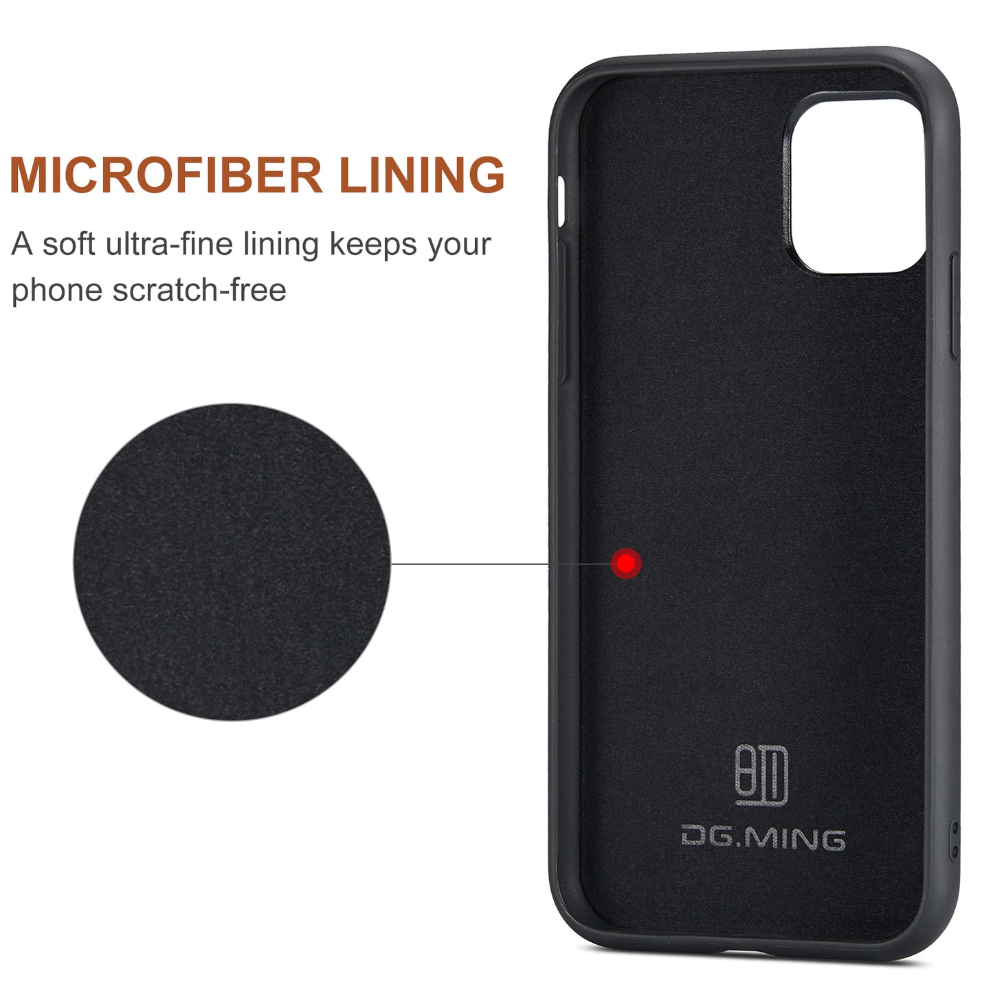 DG.MING Detachable Magnetic Wallet iPhone 11 Pro Case