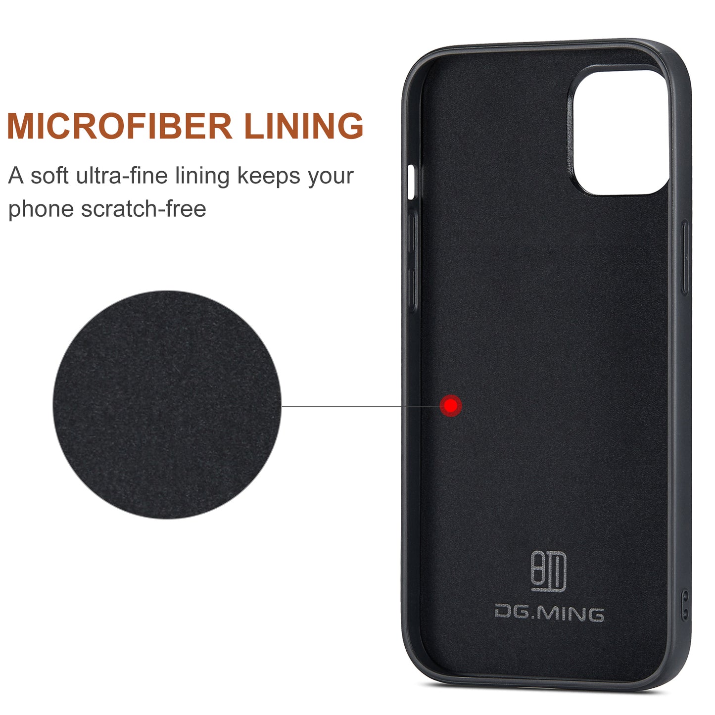 DG.MING Detachable Magnetic Wallet iPhone 14 Plus Case