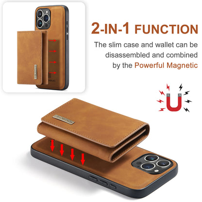 DG.MING Detachable Magnetic Wallet iPhone 15 Pro Max Case