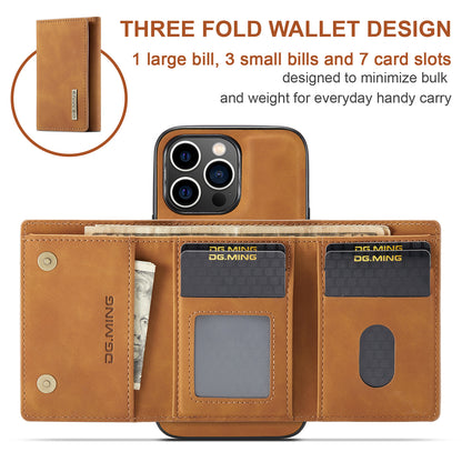 DG.MING Detachable Magnetic Wallet iPhone 15 Pro Max Case