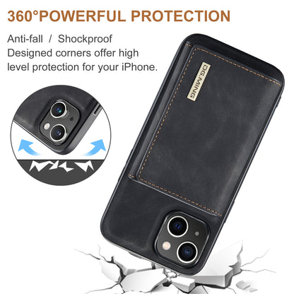 DG.MING Detachable Magnetic Wallet iPhone 15 Case