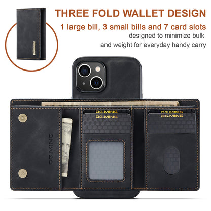 DG.MING Detachable Magnetic Wallet iPhone 15 Case