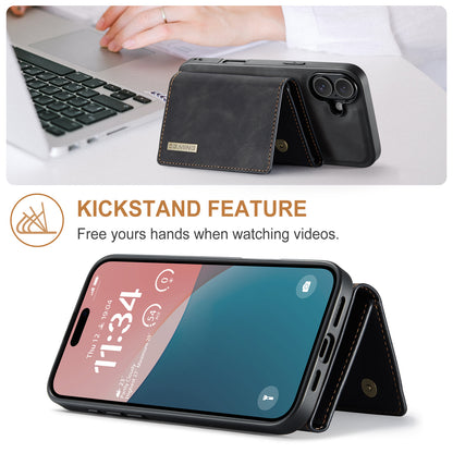 DG.MING Detachable Magnetic Wallet iPhone 16 Plus Case