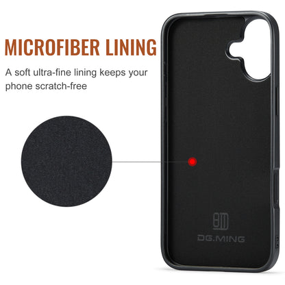 DG.MING Detachable Magnetic Wallet iPhone 16 Plus Case