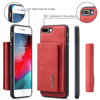 DG.MING Detachable Magnetic Wallet iPhone 8 Plus Case