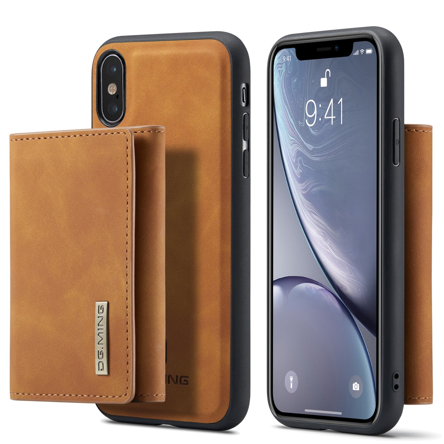 DG.MING Detachable Magnetic Wallet iPhone Xs Max Case