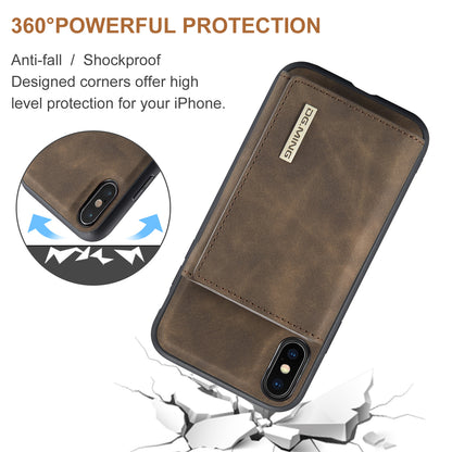 DG.MING Detachable Magnetic Wallet iPhone Xs Max Case