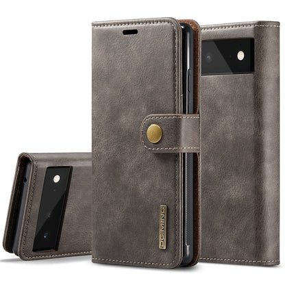 DG.MING Detachable 2 In 1 Wallet Google Pixel 6 Leather Case