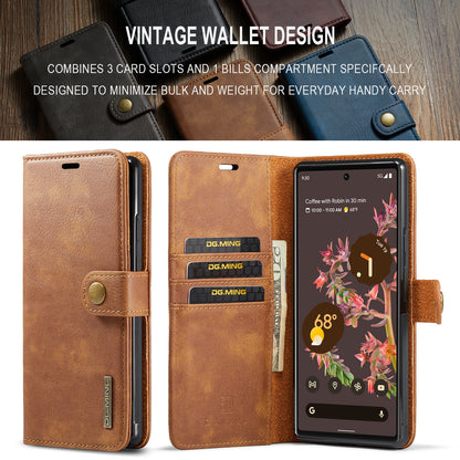 DG.MING Detachable 2 In 1 Wallet Google Pixel 6 Leather Case