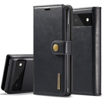 DG.MING Detachable 2 In 1 Wallet Google Pixel 6 Leather Case