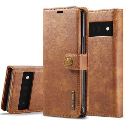 DG.MING Detachable 2 In 1 Wallet Google Pixel 6 Pro Leather Case