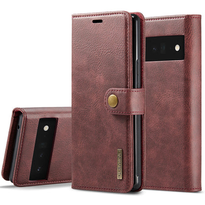 DG.MING Detachable 2 In 1 Wallet Google Pixel 6 Pro Leather Case