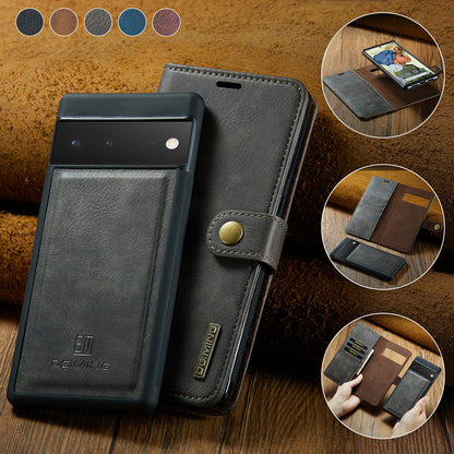 DG.MING Detachable 2 In 1 Wallet Google Pixel 6 Pro Leather Case