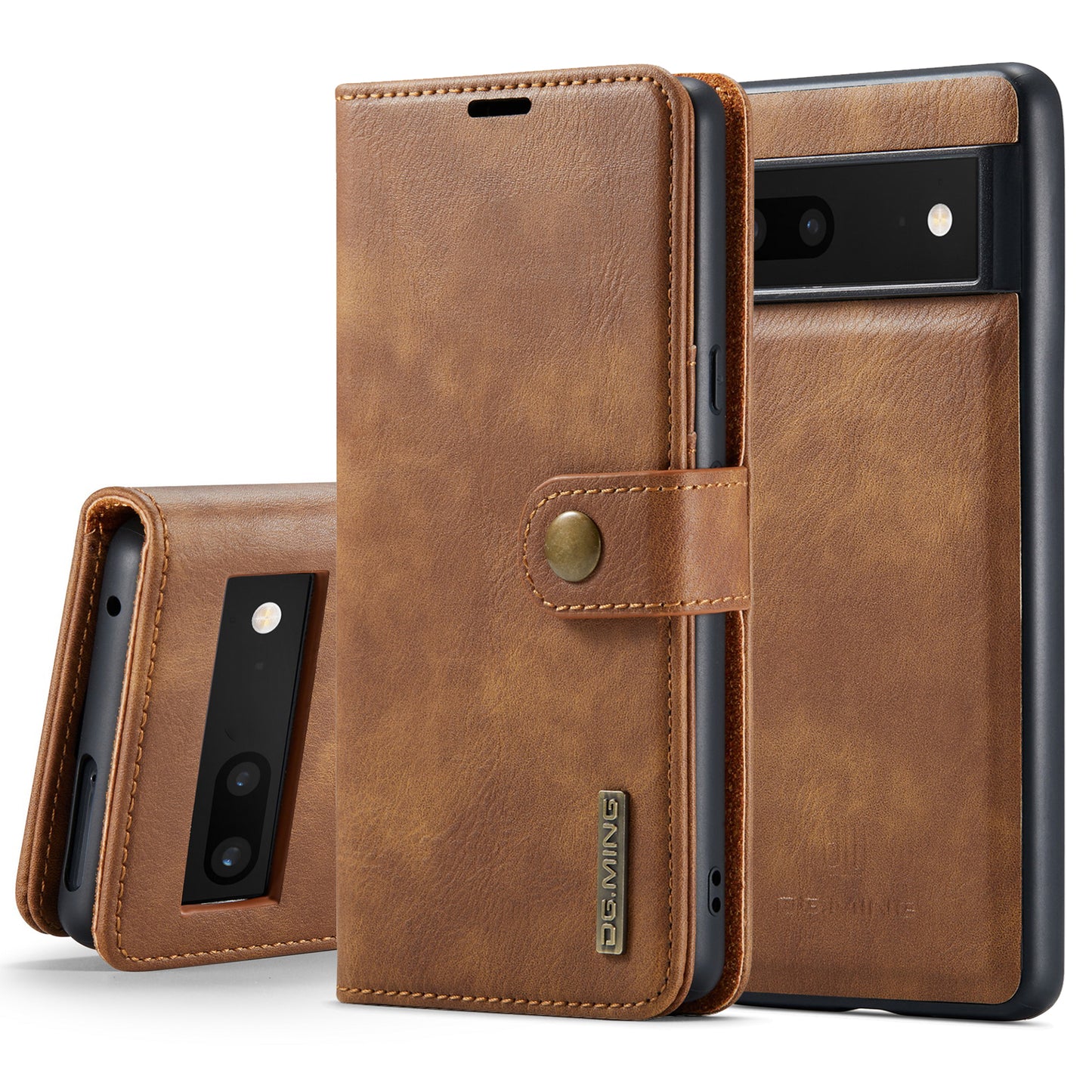 DG.MING Detachable 2 In 1 Wallet Google Pixel 7 Leather Case