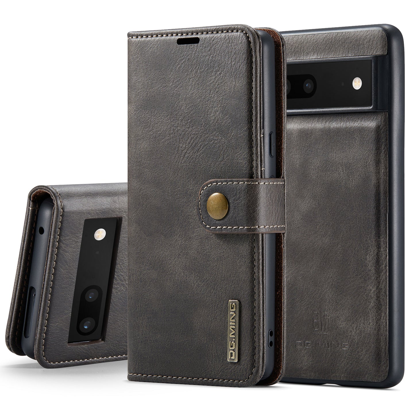 DG.MING Detachable 2 In 1 Wallet Google Pixel 7 Leather Case