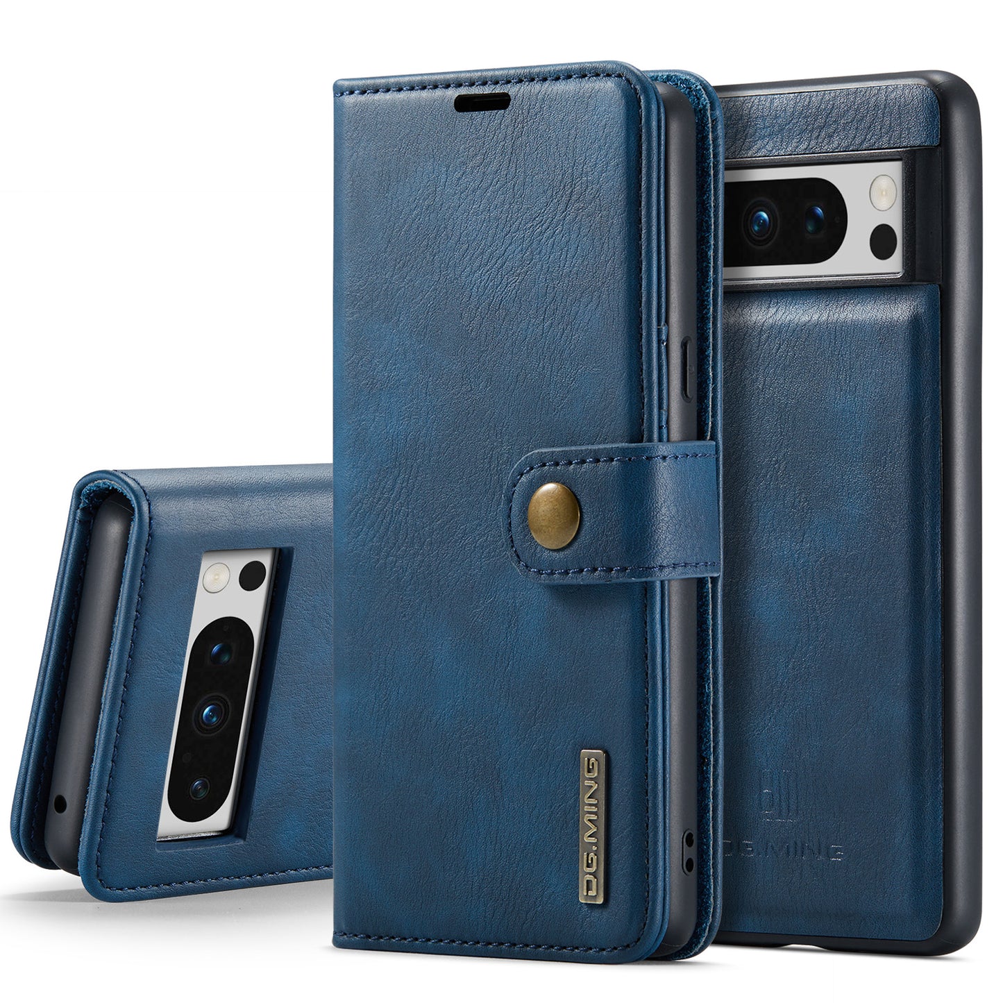 DG.MING Detachable 2 In 1 Wallet Google Pixel 9 Pro XL Leather Case