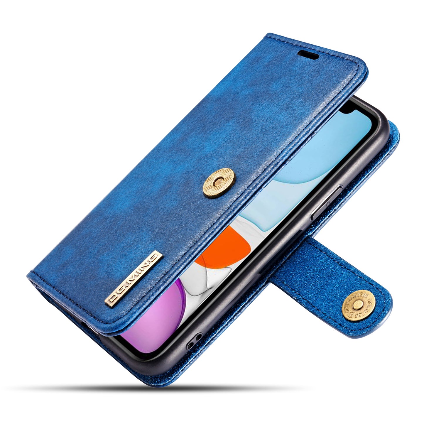 DG.MING Detachable 2 In 1 Wallet iPhone 11 Pro Leather Case