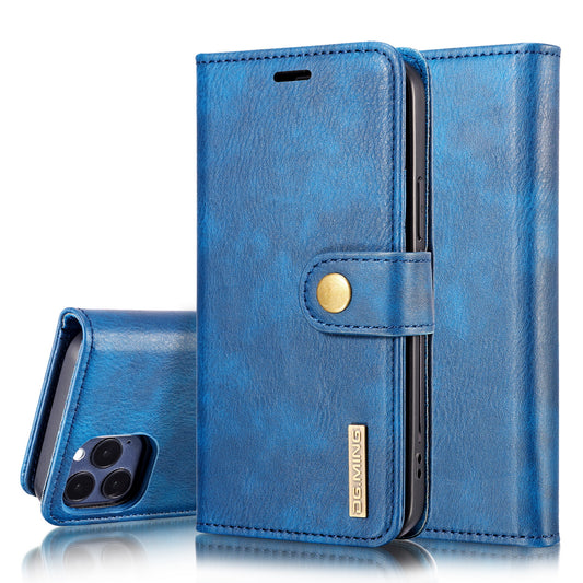 DG.MING Detachable 2 In 1 Wallet iPhone 12 Leather Case