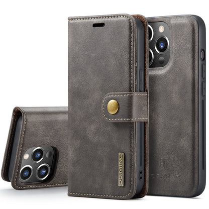 DG.MING Detachable 2 In 1 Wallet iPhone 13 Pro Leather Case