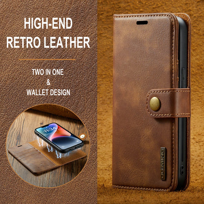 DG.MING Detachable 2 In 1 Wallet iPhone 14 Leather Case