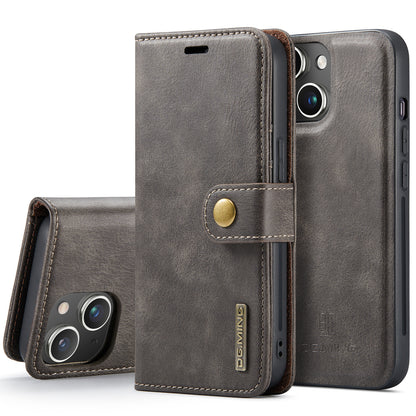 DG.MING Detachable 2 In 1 Wallet iPhone 15 Leather Case