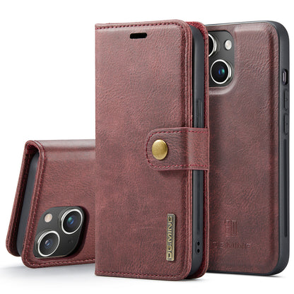 DG.MING Detachable 2 In 1 Wallet iPhone 15 Leather Case