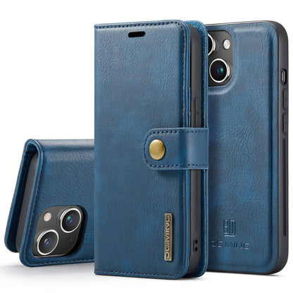 DG.MING Detachable 2 In 1 Wallet iPhone 15 Leather Case