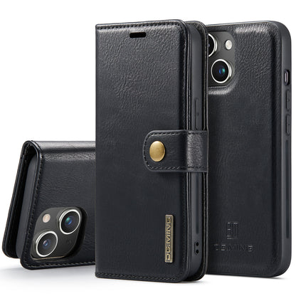 DG.MING Detachable 2 In 1 Wallet iPhone 15 Leather Case