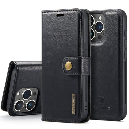 DG.MING Detachable 2 In 1 Wallet iPhone 15 Pro Leather Case