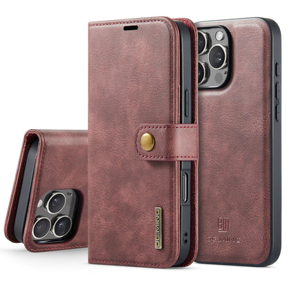 DG.MING Detachable 2 In 1 Wallet iPhone 16 Pro Leather Case