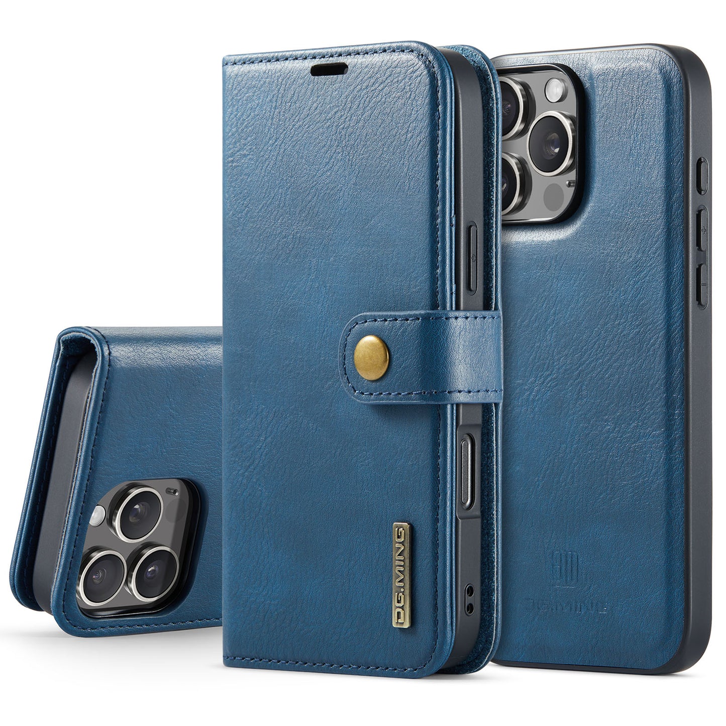 DG.MING Detachable 2 In 1 Wallet iPhone 16 Pro Leather Case