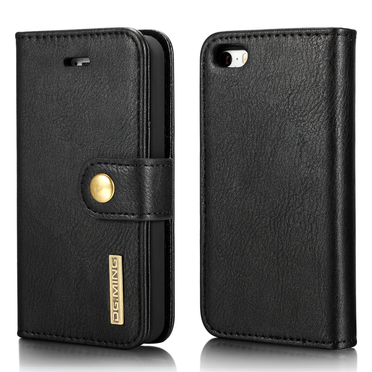 DG.MING Detachable 2 In 1 Wallet iPhone 5 5s Leather Case