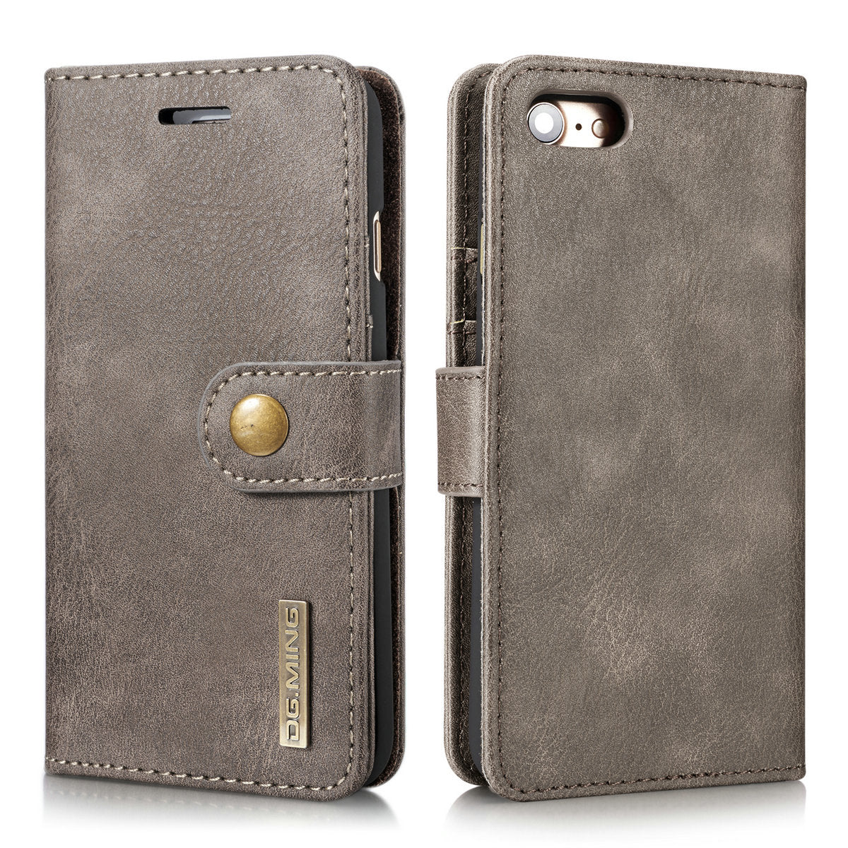 DG.MING Detachable 2 In 1 Wallet iPhone SE 2024 Leather Case